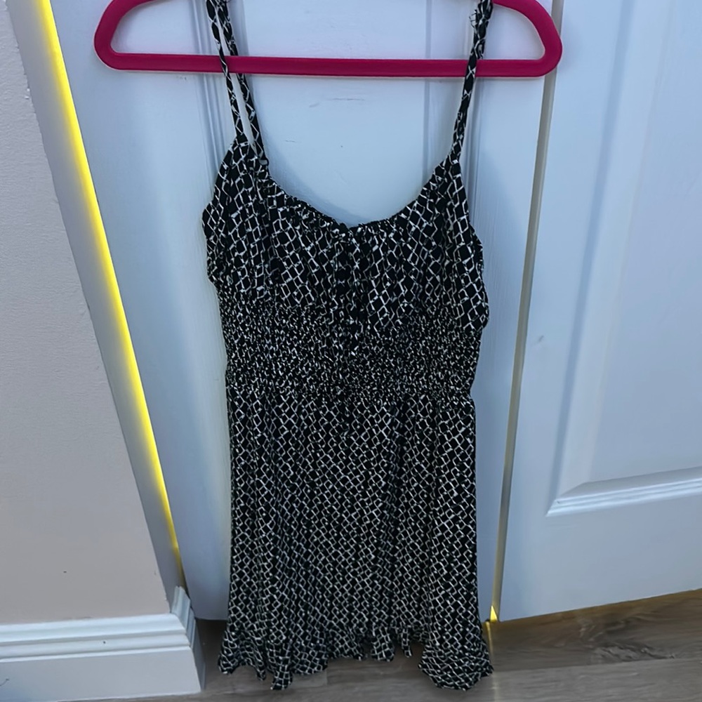 Black and white dress